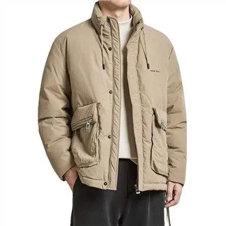 Stand Collar Down Men Jacket